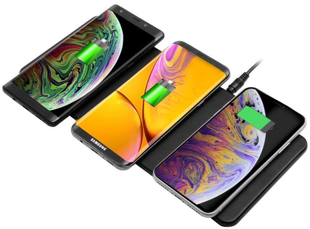 Qi Triple Wireless Charger Station
