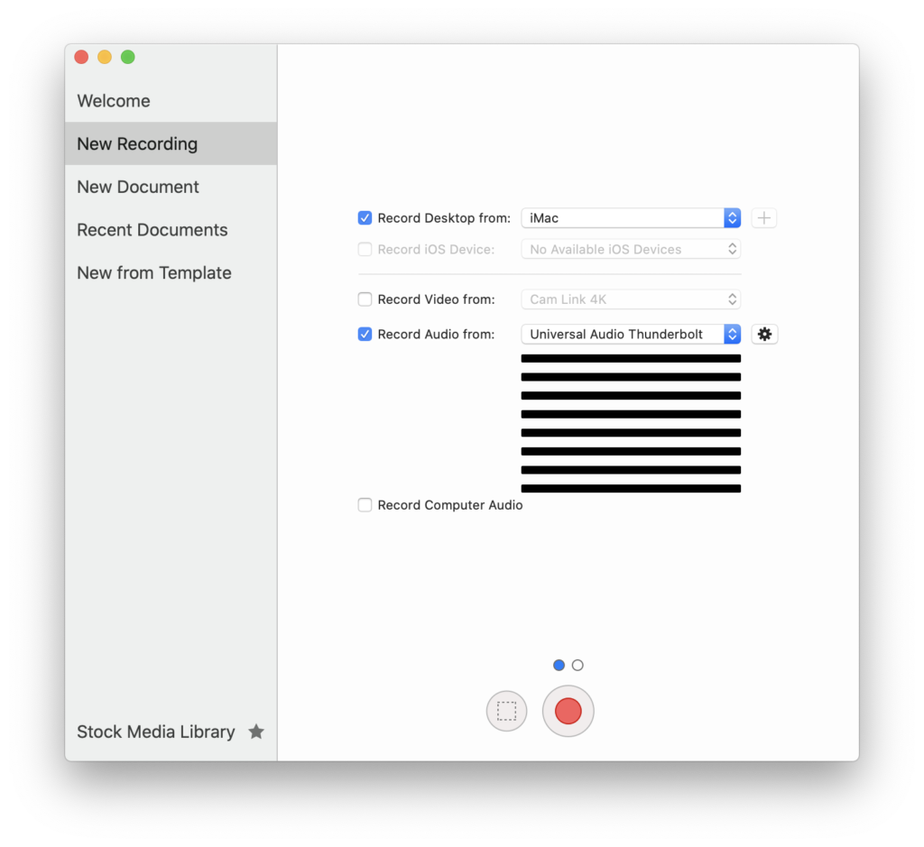 ScreenFlow Settings