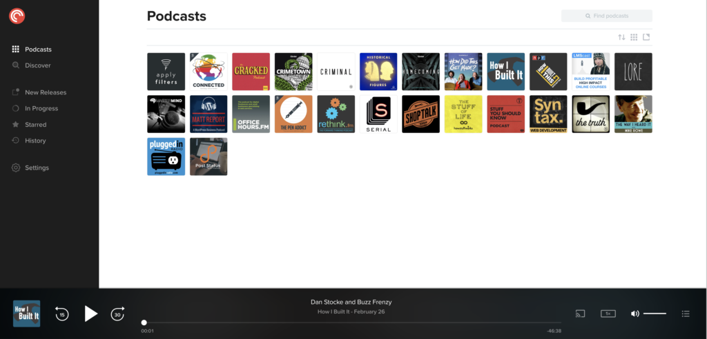 Pocket Casts on the Web