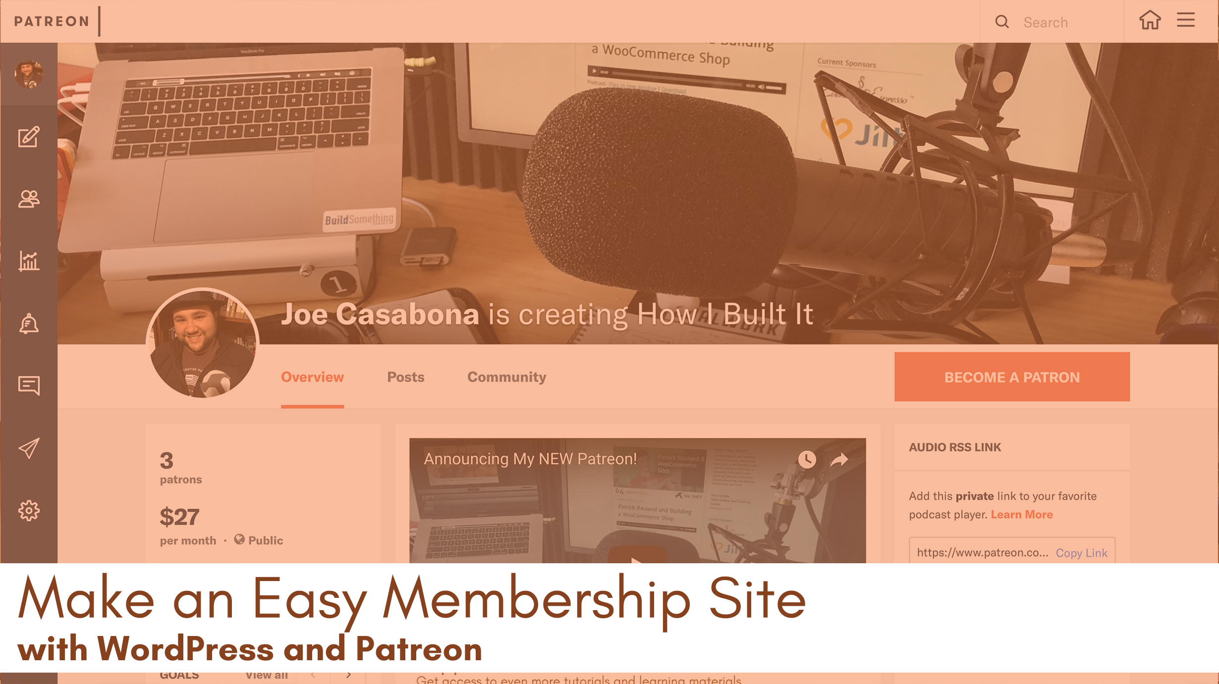 Patreon WordPress Membership