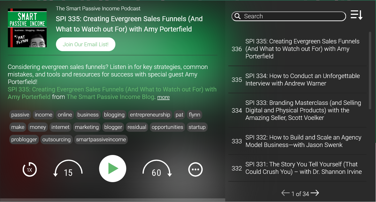 Smart Podcast Player